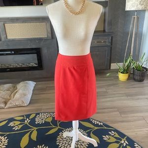 Deep orange Worthington straight skirt , classic